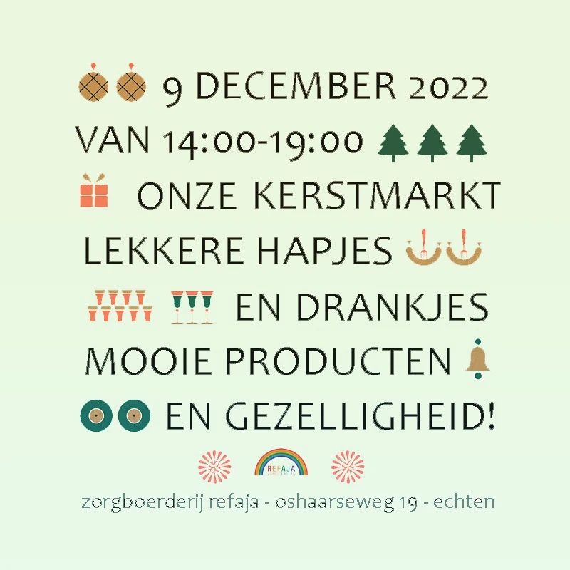 Kerstmarkt 9 december